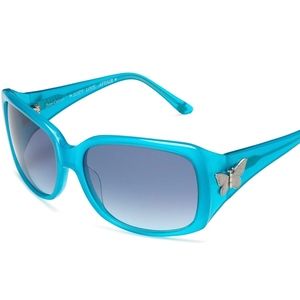 NWOT Juicy Couture BIG LOVE Sunglasses Sea Blue